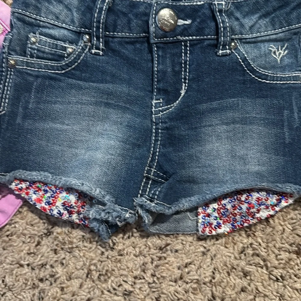 Girls size 6R pair of Justice shorts